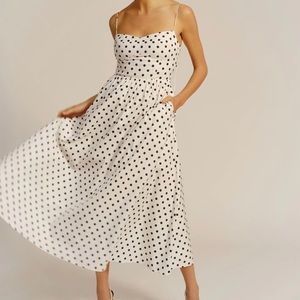 Reformation Vinny dress in Malta Poka Dot size 2
